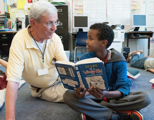 The United Way’s Foster Grandparent program places volunteers in preschool, elementary school and middle school classrooms. (Contributed photo)